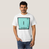 Periodische Übersicht über Immanuel Name Chemistry T-Shirt (Vorne ganz)