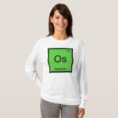 Periodische Übersicht über Oswaldo Name Chemistry T-Shirt (Vorne ganz)
