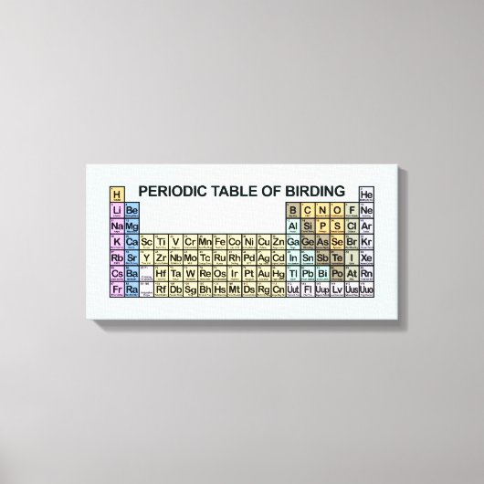 Periodische Vogelbeobachtung Leinwanddruck (Vorderseite)