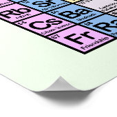 Periodische Vogelbeobachtung Poster (Ecke)