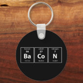 Periodischer Bacon Schlüsselanhänger (Vorderseite)