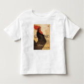 Periodischer Cocorico Hahn-förderndes Plakat Kleinkind T-shirt (Vorderseite)