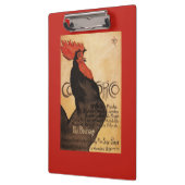 Periodischer Cocorico Hahn-förderndes Plakat Klemmbrett (Links)