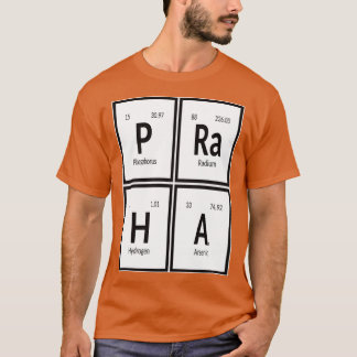 Periodischer Elementkatalog der Stadt Praha T-Shirt