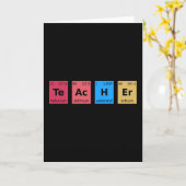 Periodischer Lehrer Karte (Gelbe Blume)