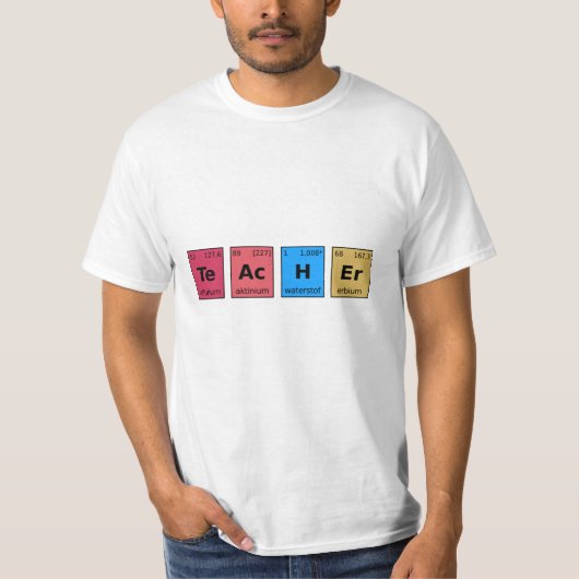 Periodischer Lehrer T-Shirt (Vorderseite)