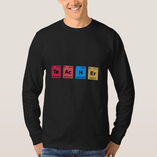 Periodischer Lehrer T-Shirt (Vorderseite)