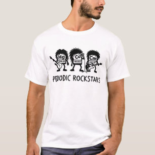 Periodischer Rockstars Chemie Humor T-Shirt