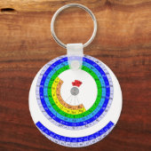 Periodischer Rundtisch der Elemente Schlüsselanhänger (Vorderseite)