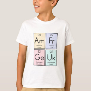 Periodischer Spaß für britische Elemente T-Shirt