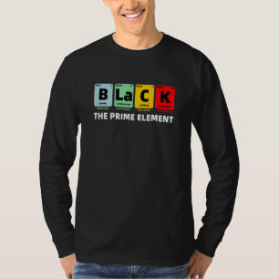 Periodischer Stolz auf die Tafelchemie des schwarz T-Shirt