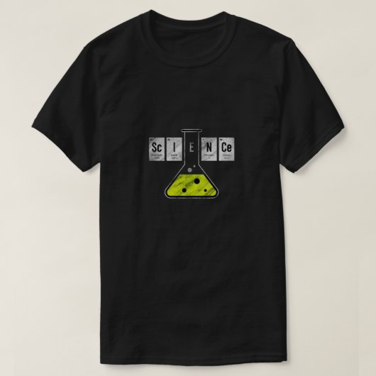 Periodischer T - Shirt "WISSENSCHAFT" - Chemie-Ins (Design vorne)