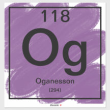 Periodischer Tafelaufkleber - Organismus