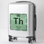 Periodischer Tafelaufkleber - Thorium Aufkleber (Koffer)