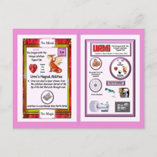 Periodischer Tafeldrache - Lutetium Postkarte