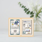 Periodischer Tafeldrache - Molybdänkarte Postkarte (Stehend Vorderseite)