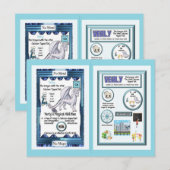 Periodischer Tafeldragon - Calcium Postkarte (Vorne/Hinten)