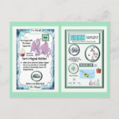 Periodischer Tafeldragon - Natrium Postkarte (Rückseite)