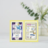 Periodischer Tafeldragon - Stickstoffkarte Postkarte (Stehend Vorderseite)