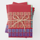 Periodischer Tafelwissenschaftsgeek Geschenkpapier Set (Beispiel)