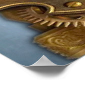 Periodischer Tisch Beryllium Atomnummer #4 Poster (Ecke)