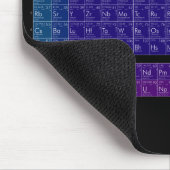 Periodischer Tisch der Elemente farbenfrohe schwar Mousepad (Ecke)