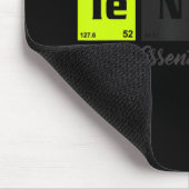 Periodischer Tisch der Elemente Tennis Player Gesc Mousepad (Ecke)