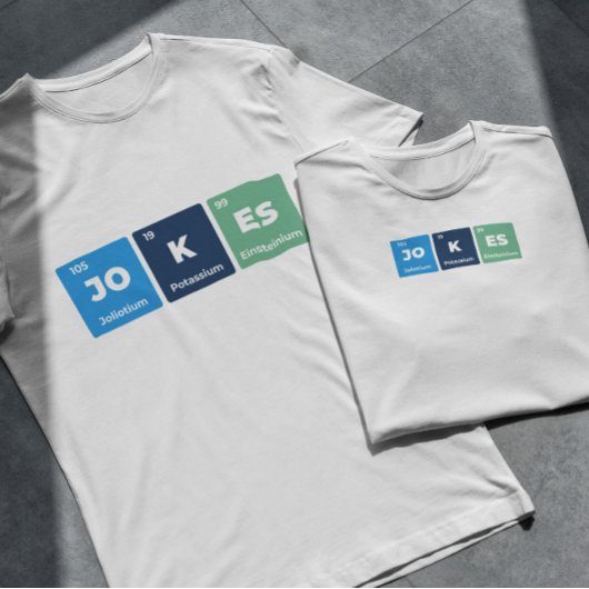 Periodischer Tisch für das lustige Element T-Shirt