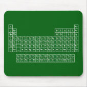 Periodischer Tisch grüne Maus Pad Mousepad (Vorne)