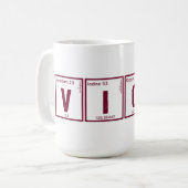 Periodischer Viola - Tasse (Vorderseite Links)