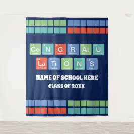 Periodischer Wiedersehen-Abschluss für Tischelemen Wandteppich