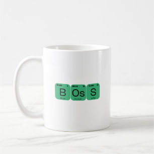 Periodisches BOSS-Tabellenelement Kaffeetasse