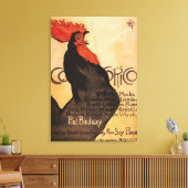 Periodisches Cocorico Rooster Promotionposter Leinwanddruck (Insitu (Wohnzimmer))