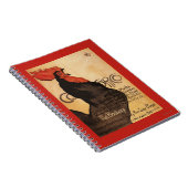 Periodisches Cocorico Rooster Promotionposter Notizblock (Rechte Seite)