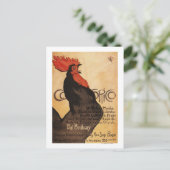 Periodisches Cocorico Rooster Promotionposter Postkarte (Stehend Vorderseite)