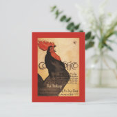 Periodisches Cocorico Rooster Promotionposter Postkarte (Stehend Vorderseite)