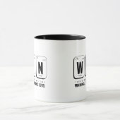 Periodisches Design der WIN-Tabelle - Geschenk der Tasse (Zentrum)