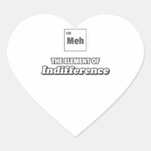 Periodisches Element der Tabelle Mm Herz-Aufkleber