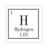 Periodisches Element Gummistempel (Prägung)