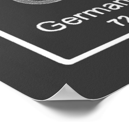 Periodisches GeNiUS-Poster Poster (Ecke)