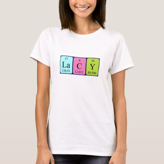Periodisches Lacy-Shirt T-Shirt (Vorderseite)