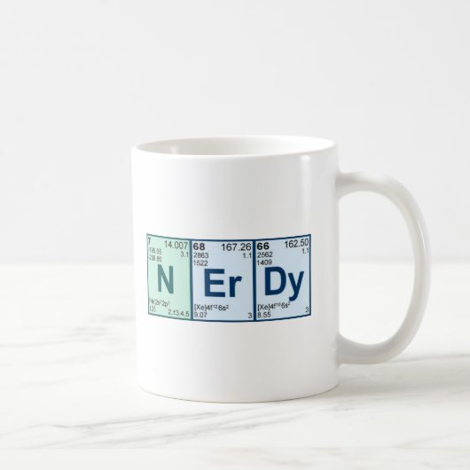 Periodisches NErDy Kaffeetasse (Rechts)