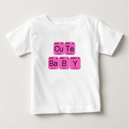 Periodisches niedliches Baby-Tabellenelement Baby T-shirt
