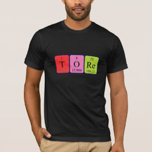 Periodisches Shirt des Tabellennamens