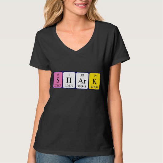 Periodisches Shirt eines Haifischs (Vorderseite)