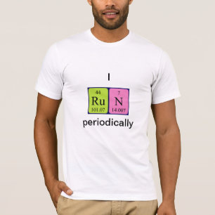 Periodisches Tabellenwort Shirt 2 ausführen