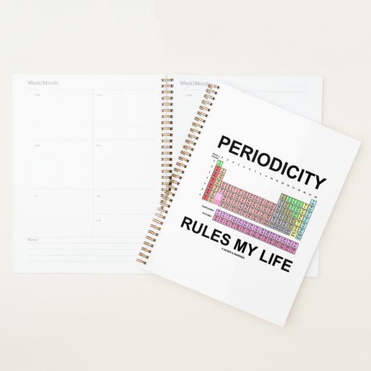 Periodizität reguliert meinen lebenslangen regelmä planer (Anzeige)