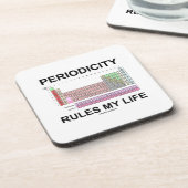 Periodizitäts-Regeln mein Leben (Periodensystem) Untersetzer (Linke Seite)