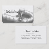 Periodontist Dentist Business Card Visitenkarte (Vorne/Hinten)