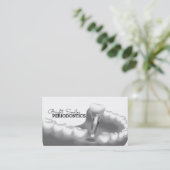 Periodontist Dentist Business Card Visitenkarte (Stehend Vorderseite)